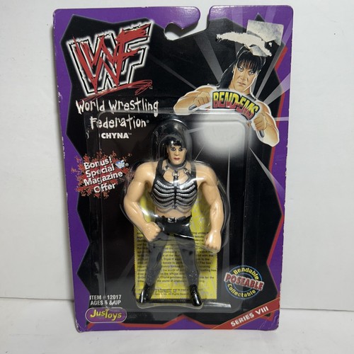 Vintage WWF WWE Justoys Bend-Ems CHYNA Series VIII...
