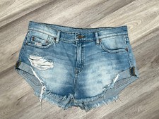 Women's BDG Boyfriend Jean Shorts Destroyed Distressed Low Rise  Size 28