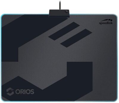 Speedlink ORIOS LED Gaming Mousepad mit LED-beleuchtetem Rand schwarz mausp