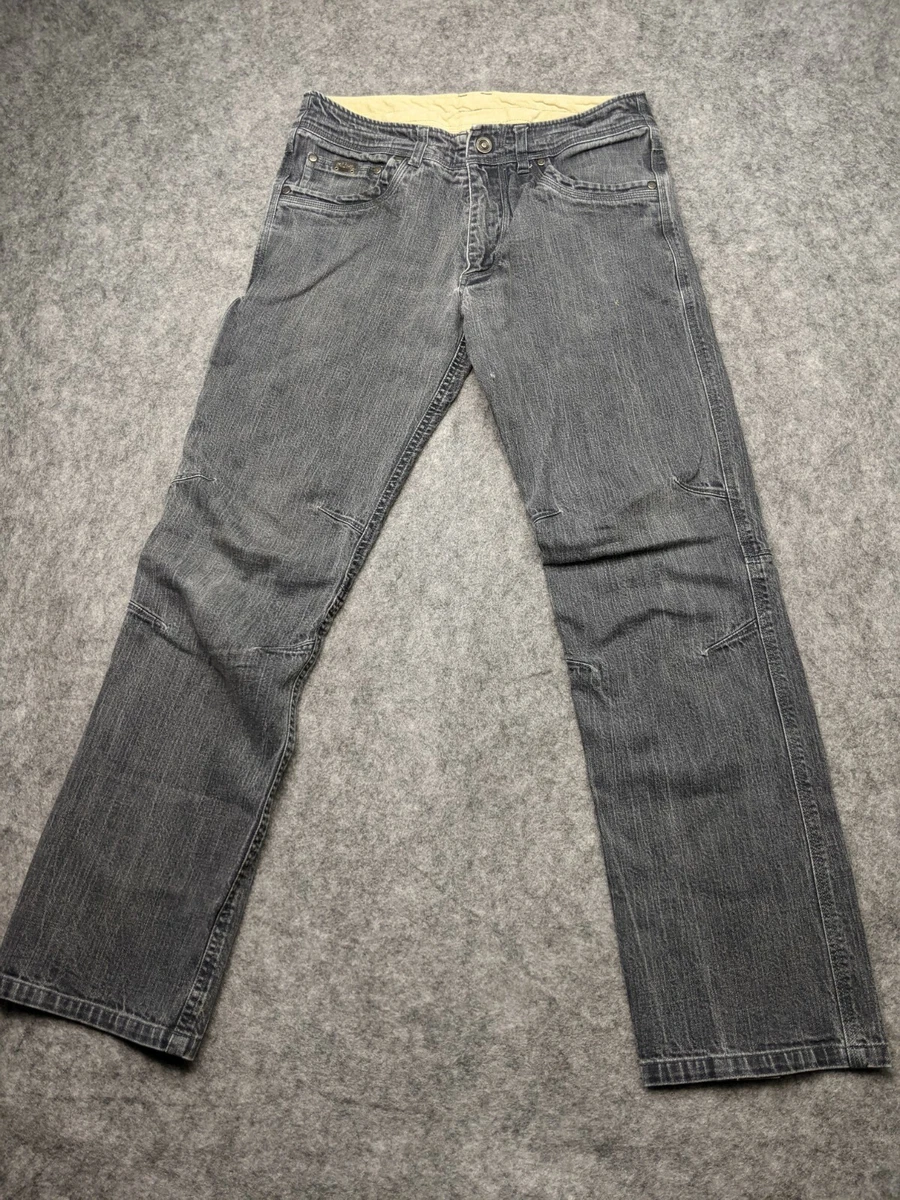 KUHL Jeans Mens 31 Gray Low Rise Straight Leg Denim Rugged