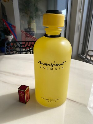 Wunderschöne und seltene riesige Dummy Flasche PIERRE BALMAIN MONSIEUR BALMAIN