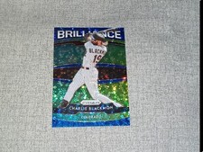 2020 Panini Prizm Brilliance Quick Pitch Blue Donut Circle /199 Charlie Blackmon