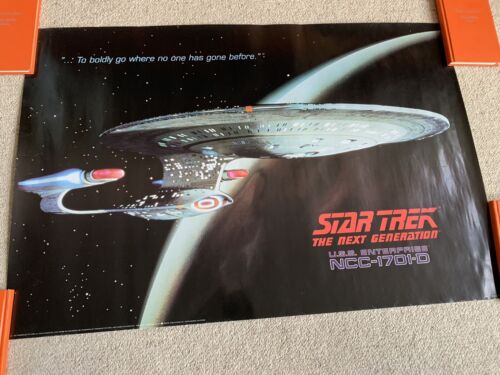 Star Trek Next The Generation Poster 1991 - 3 Fuß x 2 Fuß. PTW634 - vom Fanclub