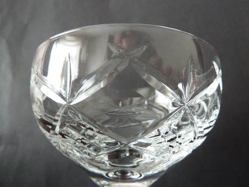 5x Vintage Crystal Champagne Glasses h9,6cm Not Signed Webb Corbett? - Picture 6 of 8