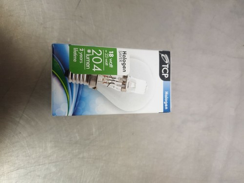 TCP 18 Watt E14 Clear Halogen Saver Drop Shape Light Bulb x 10 (M) 2 - Picture 2 of 3