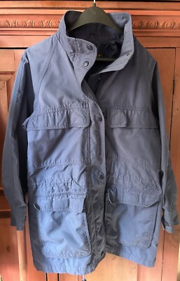 EDDIE BAUER WOMENS NAVY BLUE JACKET Wpl 9647 SMALL POCKETS 100% PRISTINE! PICS!