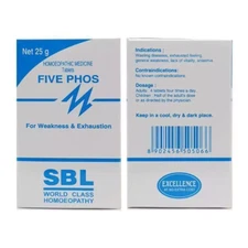 SBL Homeopathic (Five Phos 6X) Tonic for All Ages Helps in recovery