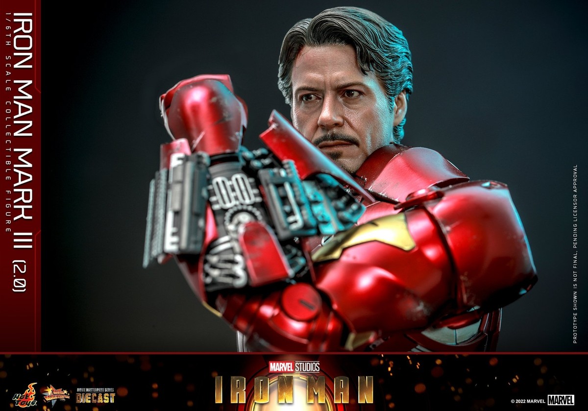 New Hot Toys MMS664D48 Iron Man 1/6 Mark III (2.0) (Normal Edition