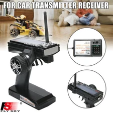 Flysky FS-GT3B 2.4G 3CH Radio LCD Transmitter & FS-GR3E Receiver for RC Car B5U9