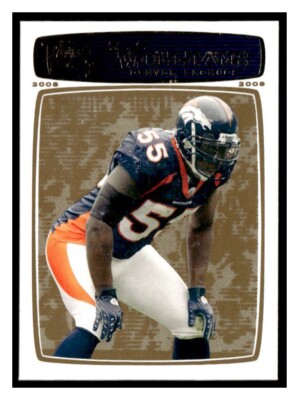 2008 Topps Rookie Progression #100 D.J. Williams Gold #/199
