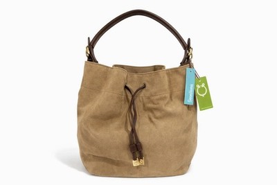 Brand new C Wonder suede bucket tote bag with original tags (retail $178)