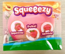 Viral Squeeezy Jumbo Squeezy Peach   Squishy Toy, Stress Relief Sensory Fun   