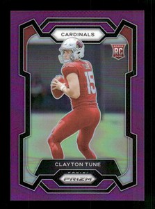 2023 Panini Prizm #302 Clayton Tune Purple #/125