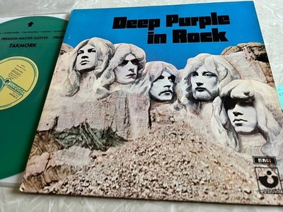 DEEP PURPLE-In Rock- 1978 Green Transparent Netherlands Pressing VG+