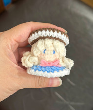 Crochet Infinity Nikki keychain plushie Amigurumi Stuffed girl Doll