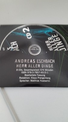 HERR ALLER DINGE von A. Eschbach HÖRBUCH AUF 8 CD´s 574 min gebraucht  