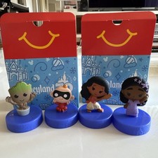 McDonald s Disneyland 70th Anniversary Happy Meal Toy LOT of 4 Figures