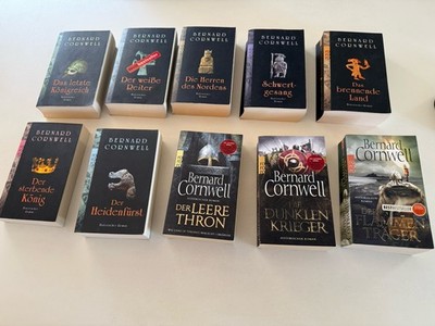 Bernard Cornwell: Das Letzte Königreich (Uthred Saga Band 1 bis 10 Guter Zustand