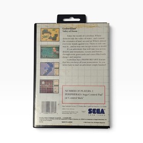 Golvellius: Valley of Doom &ndash; 1988 Vintage Sega Master System Game CIB