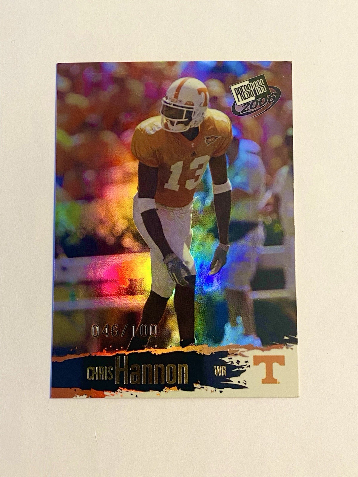 2006 Press Pass Reflectors Proof #21 Chris Hannon /100