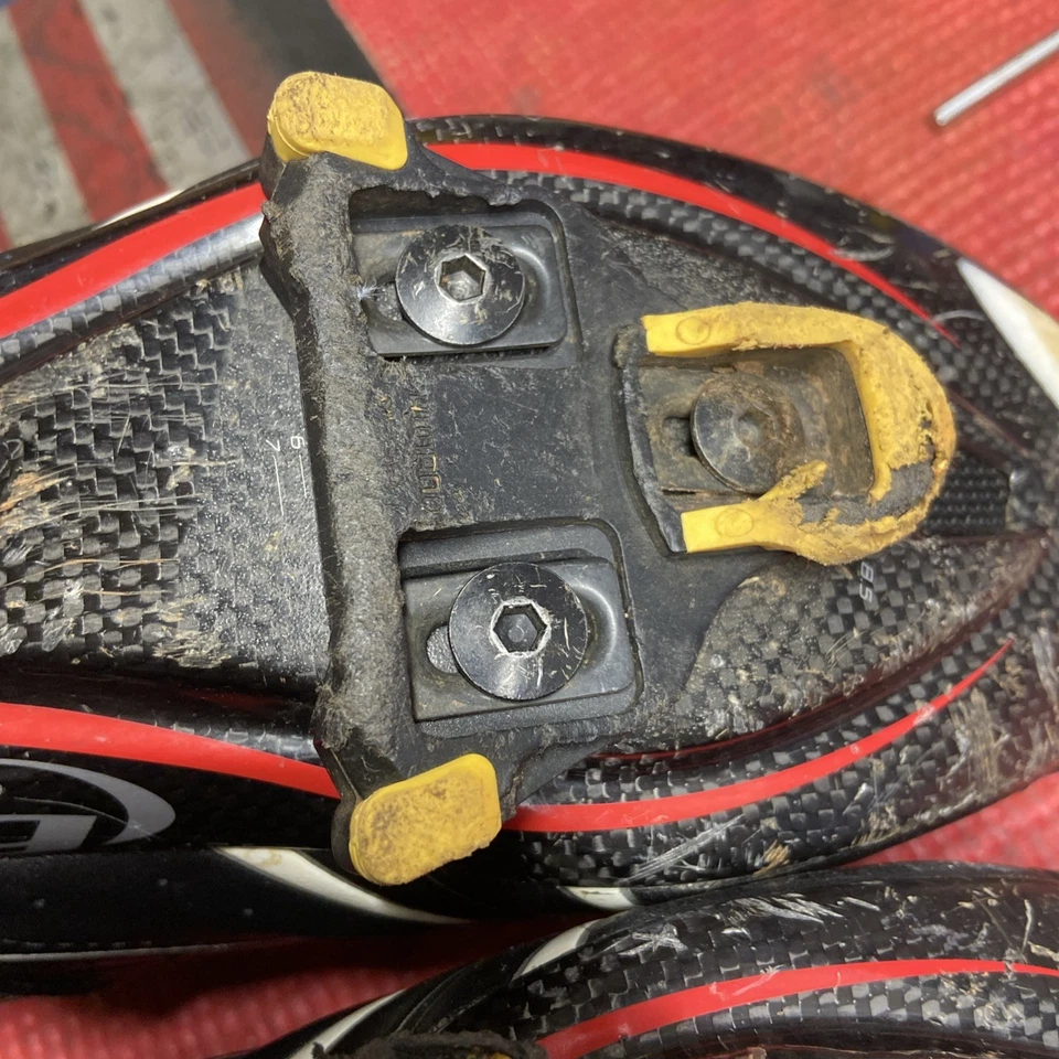 Specialized Carbon Mens Size 12 Black Road Bike Cycling Shoes - SPD SL  3 Strap  - Image 4 of 4