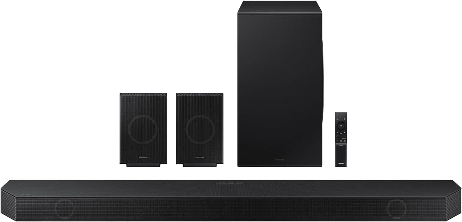 Samsung HW-Q990D/ZA Q-series 11.1.4 ch. Wireless Dolby ATMOS Soundbar + Rear