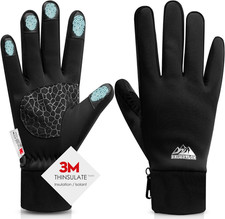 Winter Gloves, 3M Thermal Insulation, Lycra Fabric, Touchscreen, Anti-Slip