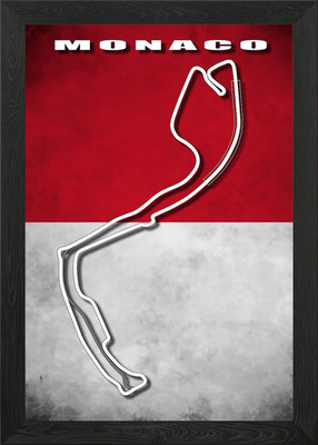 Monaco Gerahmtes Wandbild Poster Leinwanddruck Bild