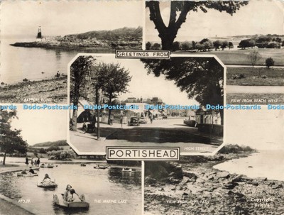 D267475 Portishead The Marine Lake View from Cliff Path Frith Series Multi View