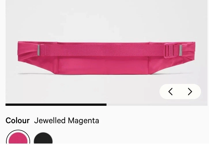 Lululemon Nulux Fast & Free Running Belt LU9BXLS Pink NWT 44$ Size L/XL - Image 4 of 4