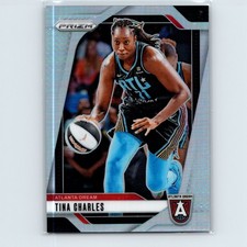 2024 Panini Prizm WNBA Tina Charles #36 Silver Prizm Atlanta Dream