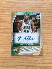 Kadeem Allen RC 2017-18 Panini Donruss Optic Signature Series Rookie Auto