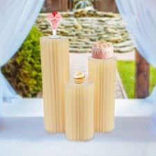 3 PCs Wedding Flower Stand Party Decoration Dessert Table Cylinder Display Rack