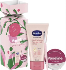 Vaseline It's All Rosy Glow On Gift Set (Lip Brush & Balm, Hand Cream)