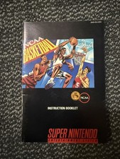 SNES Instruction Booklet Manual Only: NCAA Basketball