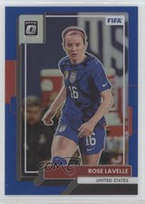 2022-23 Panini Donruss Optic Blue Prizm 63/99 Rose Lavelle #128 7ti