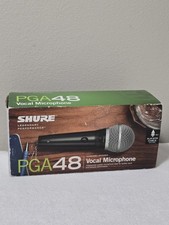Shure PGA48 Cardioid Dynamic Vocal Microphone with 15ft XLR to 1/4" QTR Cable