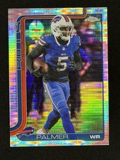 Joshua Palmer 2025 Topps Chrome NFL Pulsar REFRACTOR Card #31 BILLS