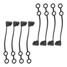 8PCS 2 Pin Plug Cap, SAE plug Replacement Dust-Proof Cover Cap, Waterproof DC...