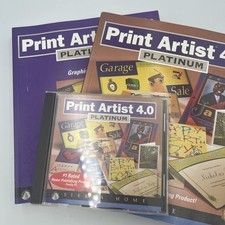Print Artist 4.0 Platinum PC MAC layouts graphic publishing tool And Catalog