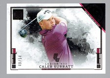 2025 Panini Impeccable LIV Golf Caleb Surratt Variation Card 49/54