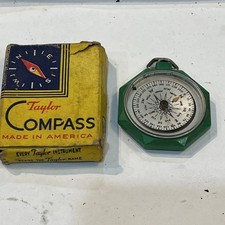 Vintage #2920 Taylor Bar Needle Compass  Bakelite