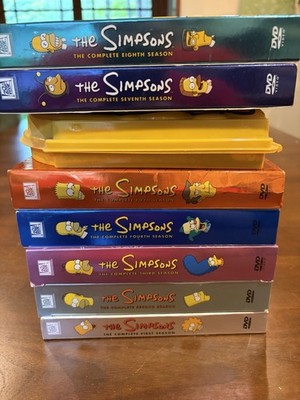 Huge Simpsons DVD Collection Set Lot 8 seasons 1, 2, 3, 4, 5, 6, 7 & 8