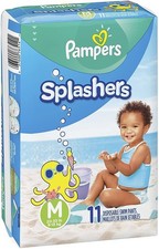Medium Pampers Splashers Swim Diapers Disposable Swim Pants