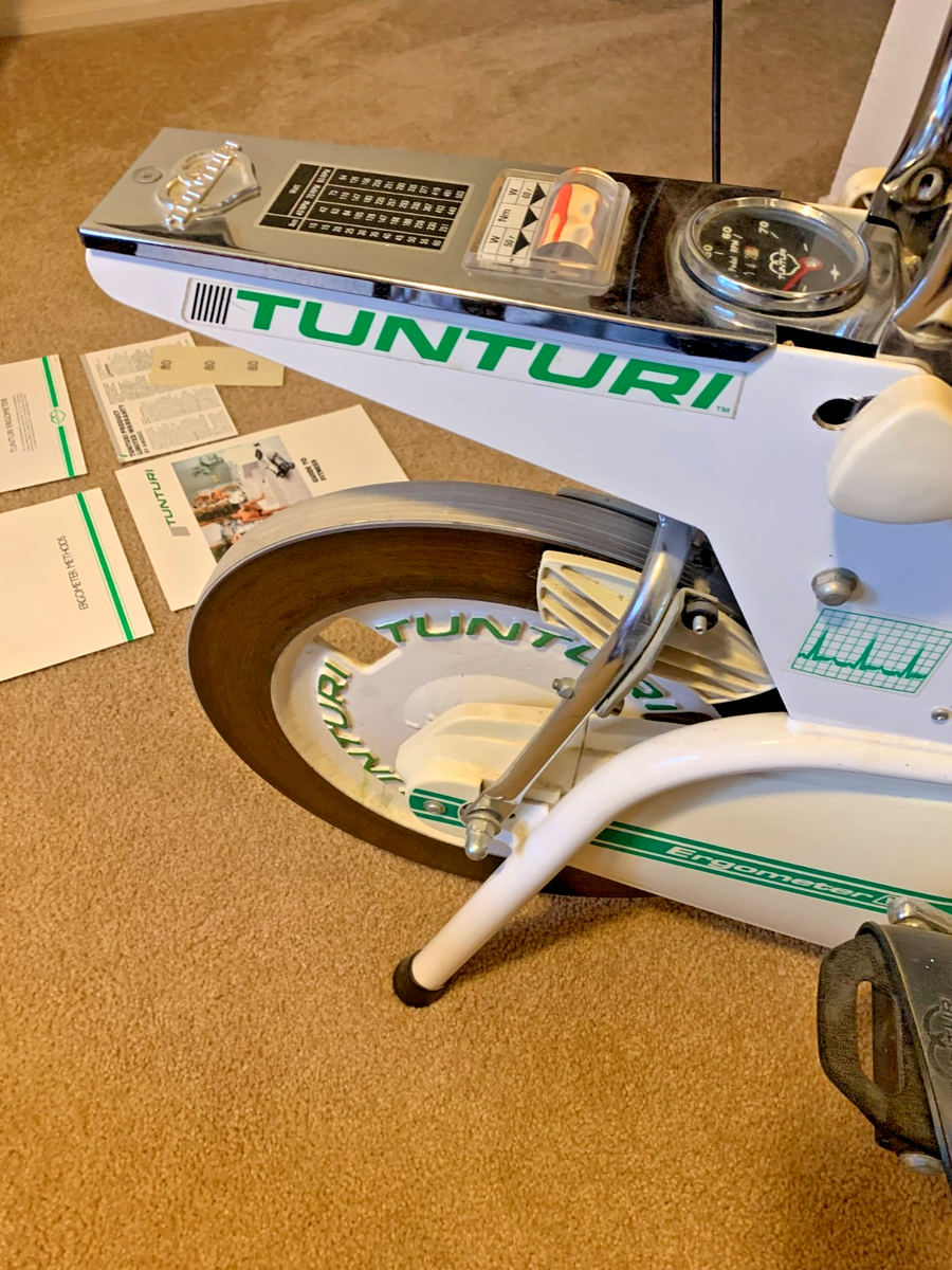 TUNTURI - Vintage - Exercise bicycle- stationary- heavy flywheel
