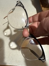 Vintage ARTCRAFT Aluminum Cat Eye Eyeglasses 1/10 12K GF Gold 4 1/2 - 5 3/4 50  s