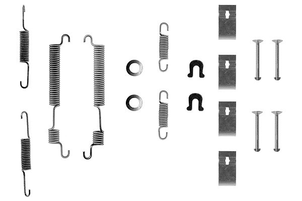 Bosch ZubehöRsatz, Bremsbacken Hinterachse U.A. FüR Honda, Rover-image