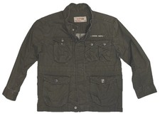 OSH KOSH ARMY JACKET BOYS 5 T MILITARY GREEN CARGO POCKETS GENUINE KIDS 5T