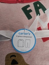 Carter's 2 Piece CHRISTMAS Sleepwear. 7/7A