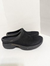 Merrell Encore Primo Breeze II Womens Size 6 Mesh Slip On Mule Comfort, Black.